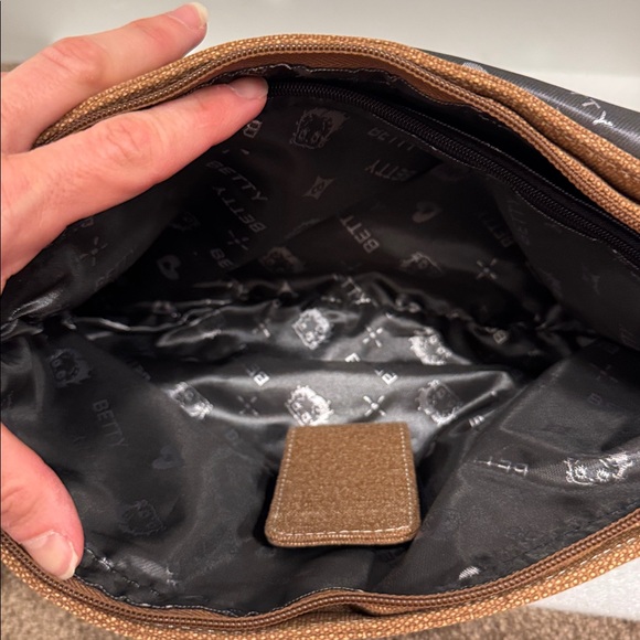 Betty Boop comic strip 2004 messenger style canvas crossbody bag - Picture 8 of 10